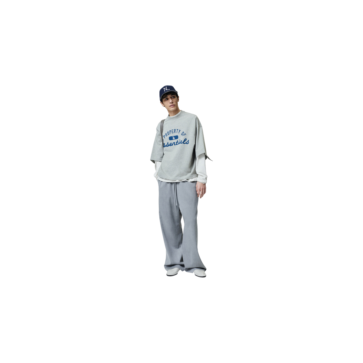 Gorra Fear of God Essentials 59fifty Retro Fitted National League Azul Marino