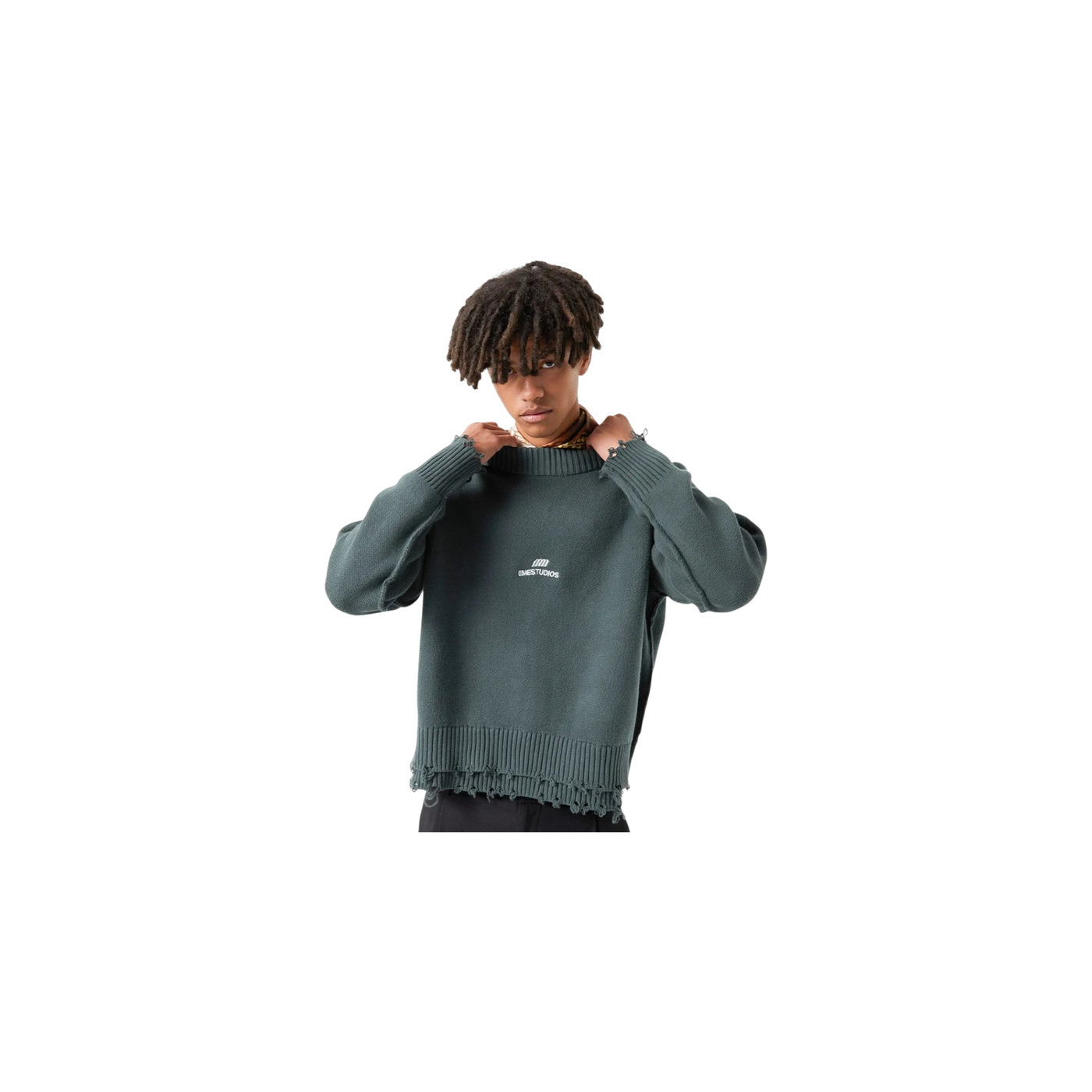 Eme Studios Fray Hunt Knit Sweater