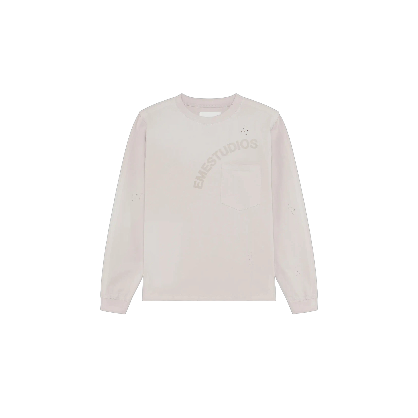 Eme Studios Frayed Pocket Off Sand Long Sleeve