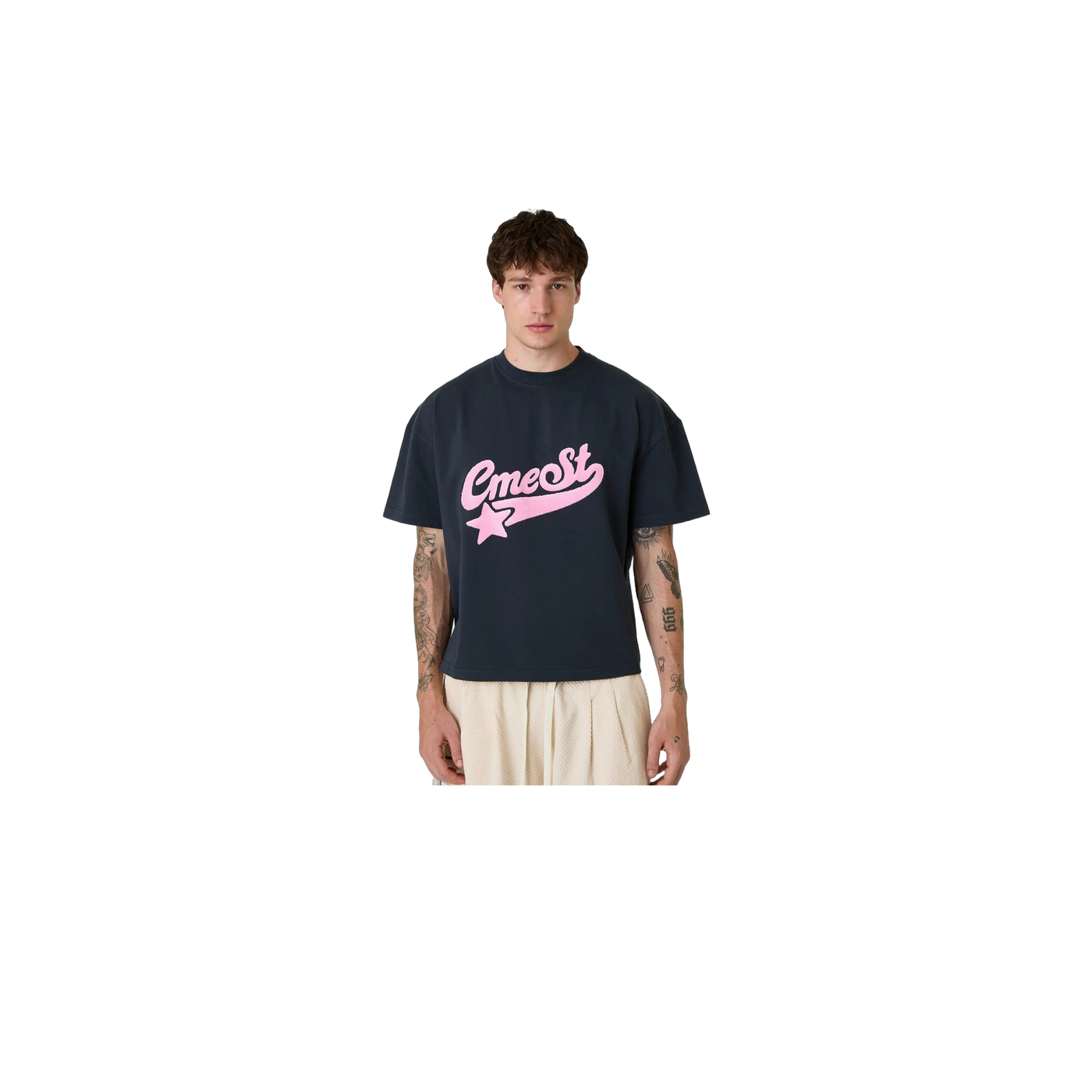 Eme Studios Fuzzy Night Sky Oversized T-Shirt