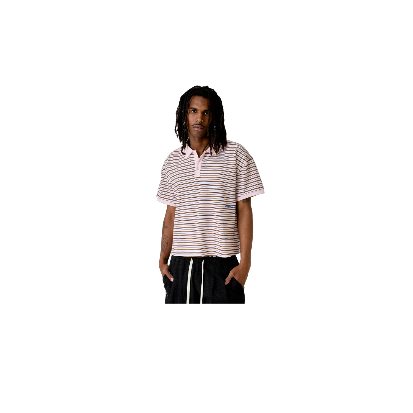 Eme Studios Giglio Cotton Candy Short Sleeve Polo