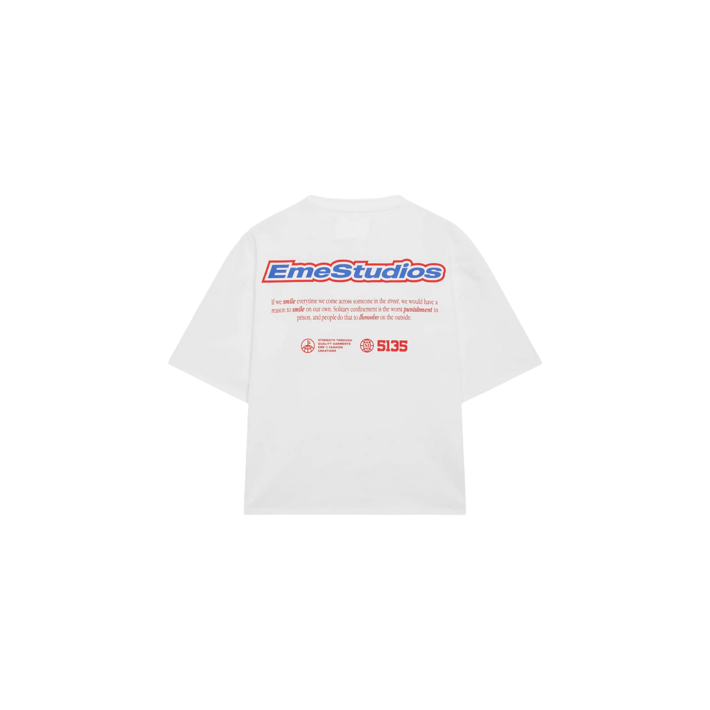 Eme Studios Grin Blued Oversized T-Shirt