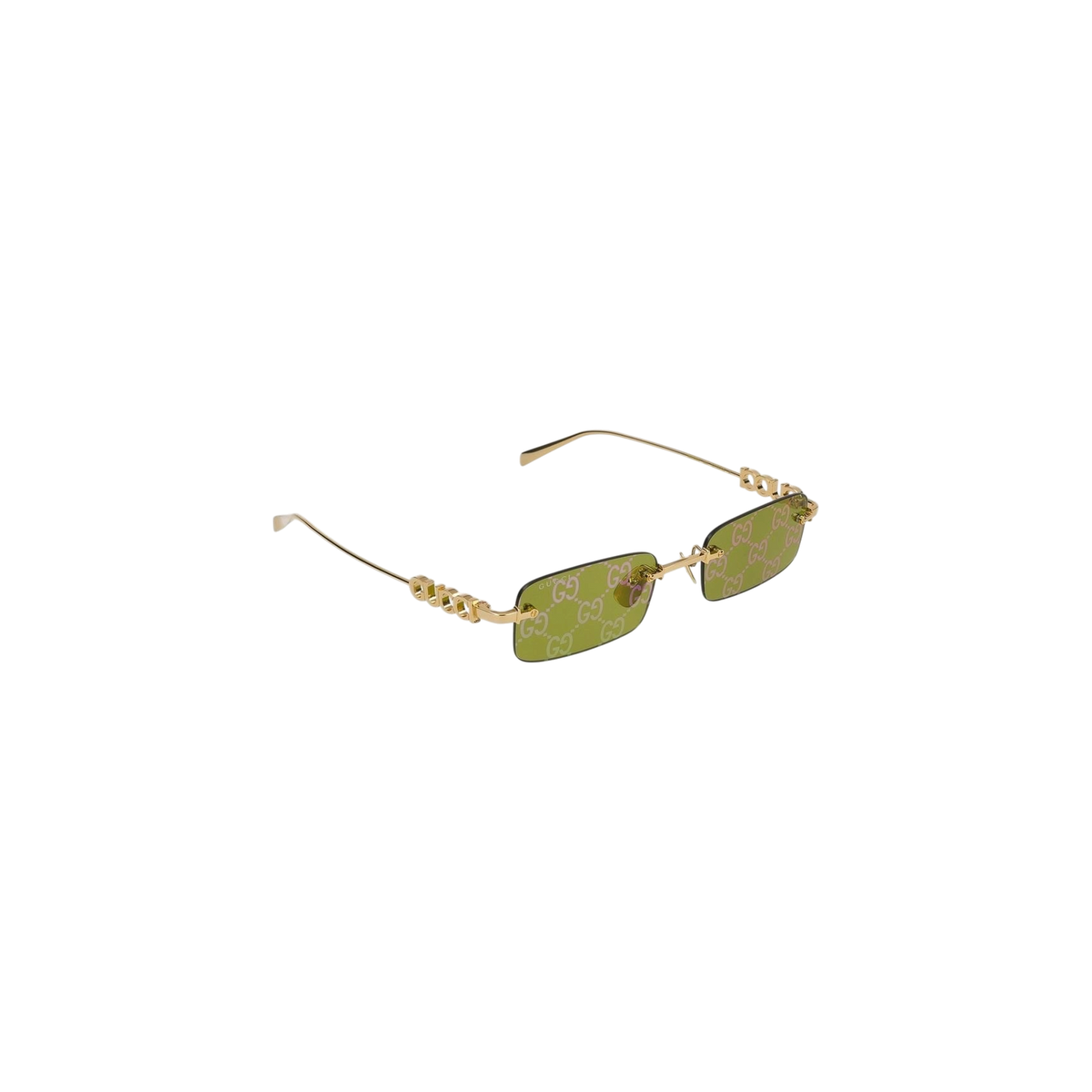 Gucci Eyewear GG1808S Logo Rectangle Sunglasses