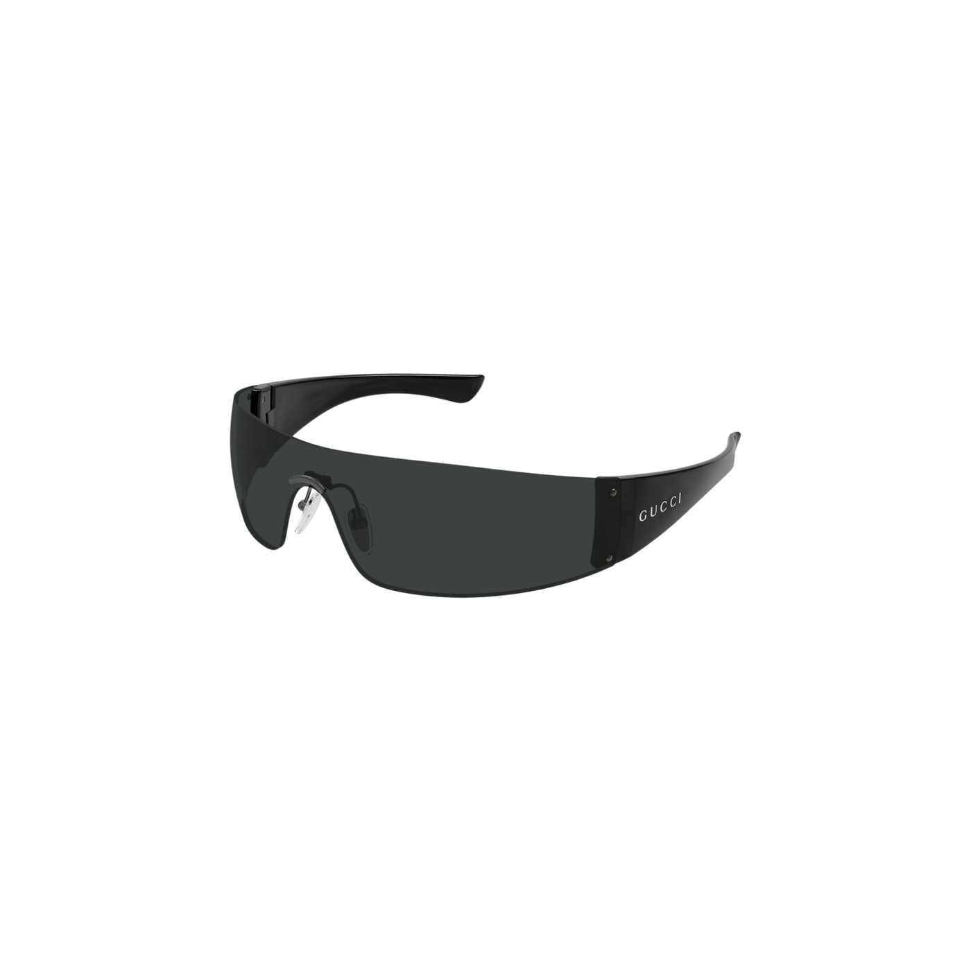 Gucci Eyewear Gradient Lense Shield Sunglasses