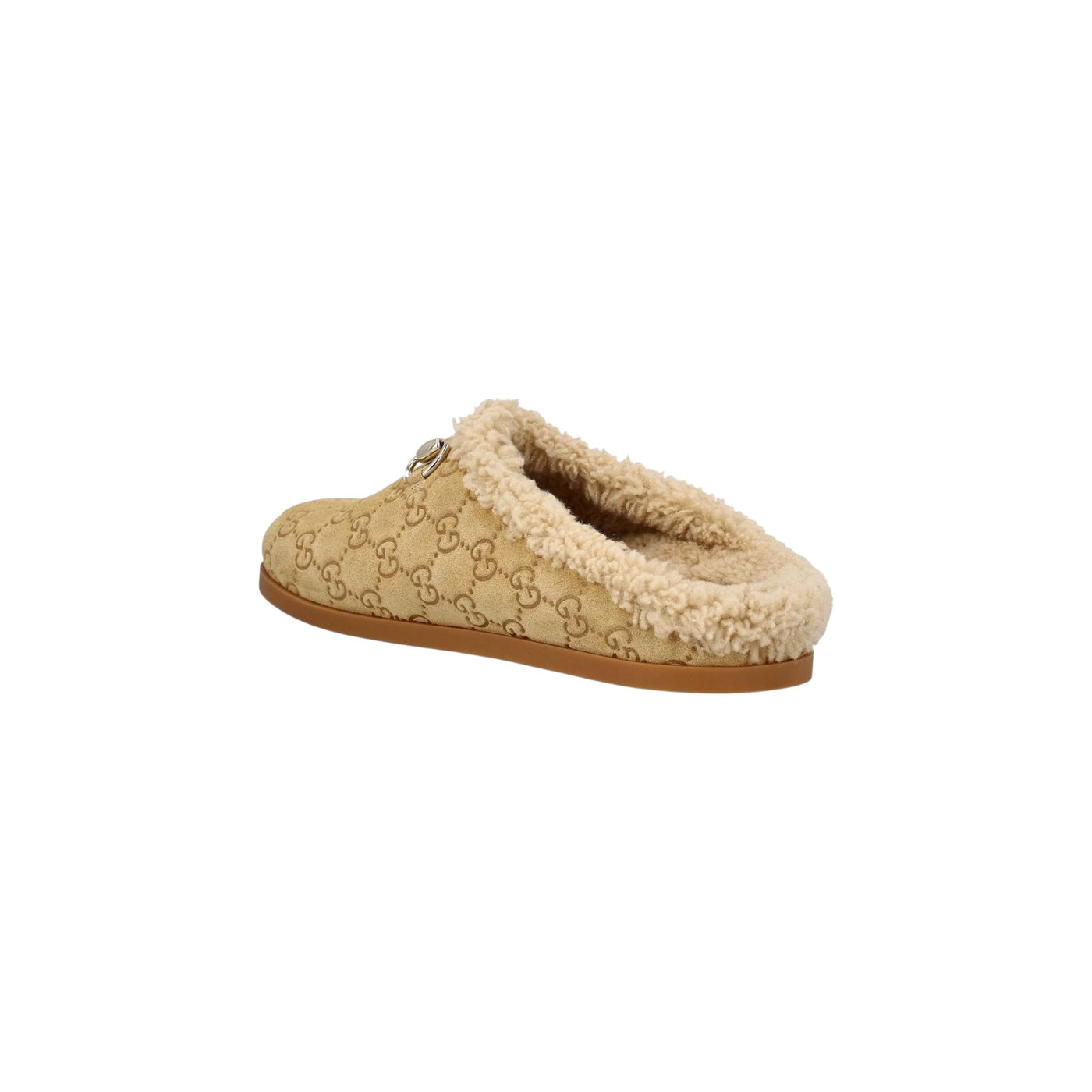 Gucci Monogrammed Slip-On Sandals