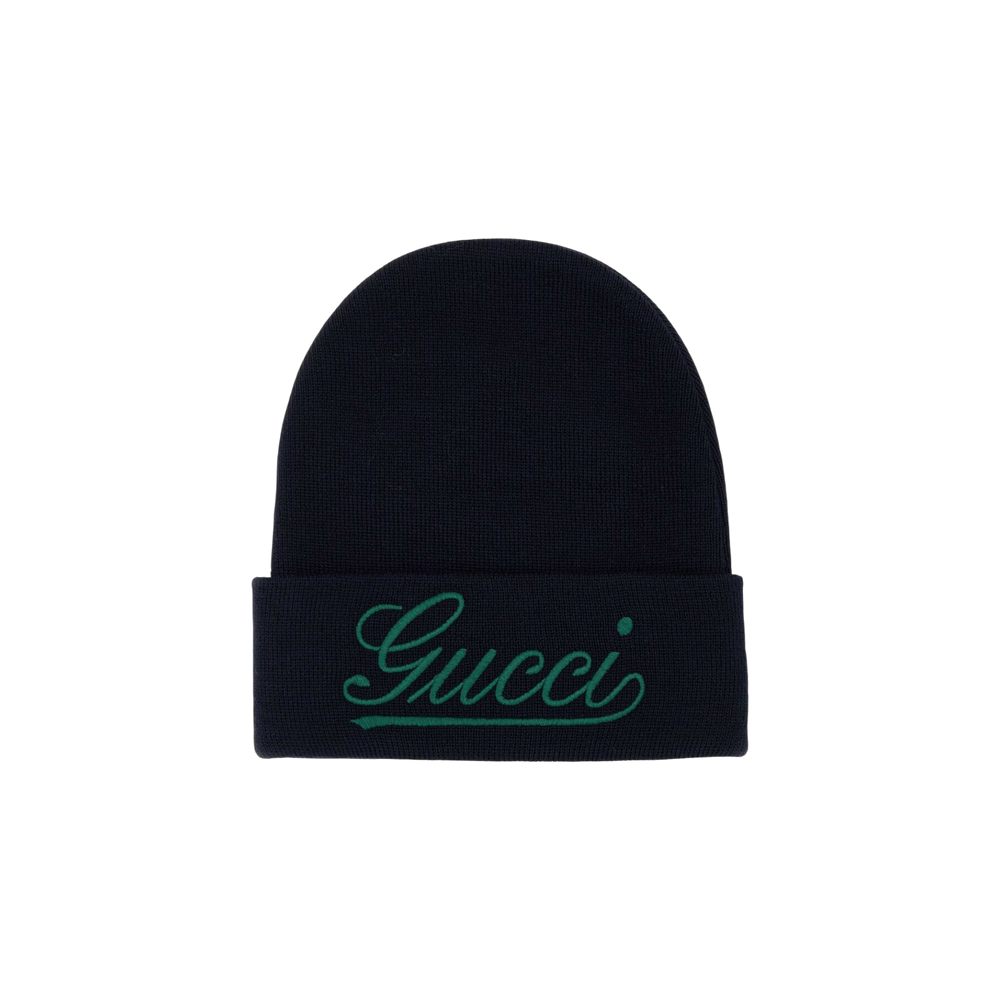 Gucci Logo Embroidered Beanie