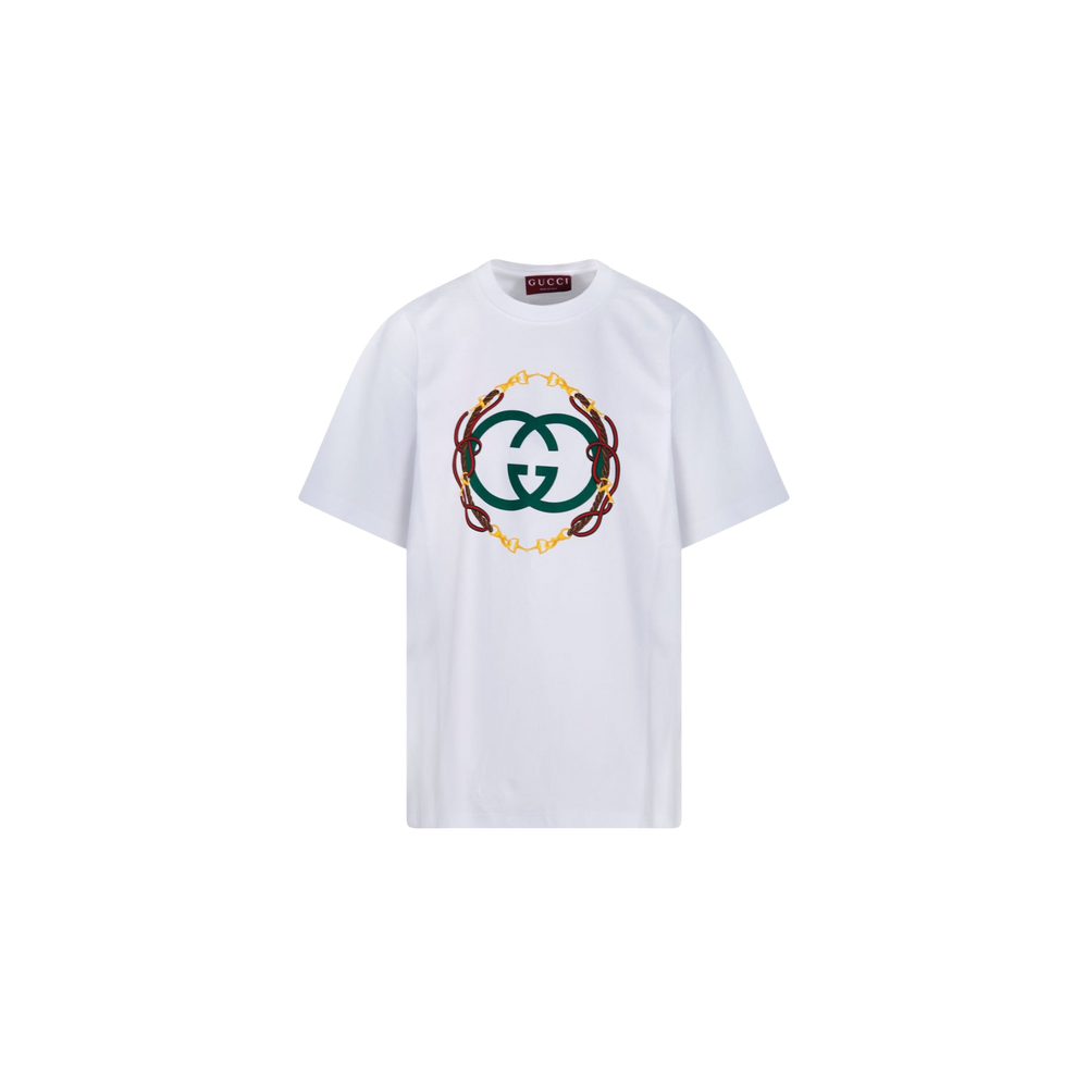 Gucci Logo Printed Jersey T-Shirt
