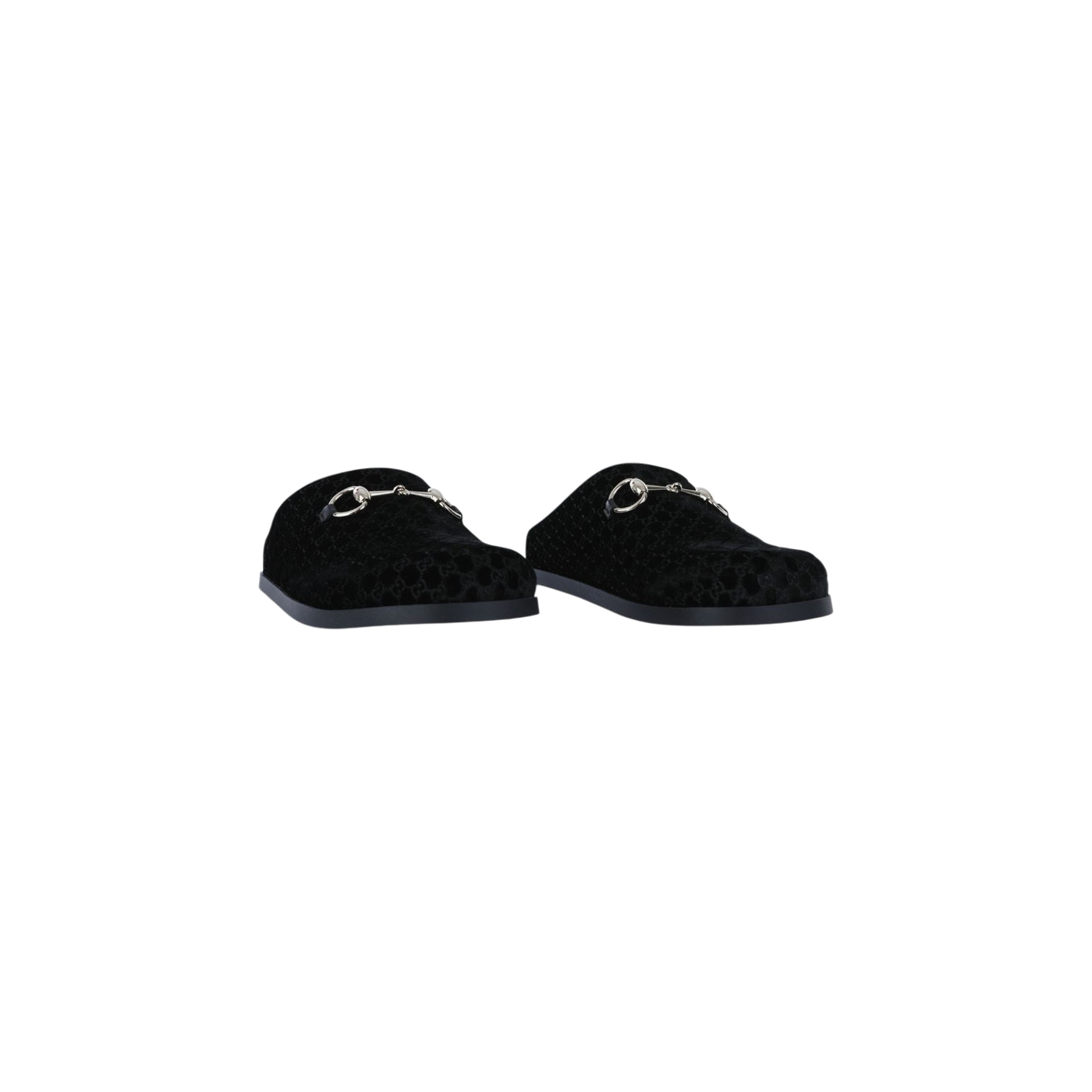 Gucci Monogrammed Slip-On Sandals