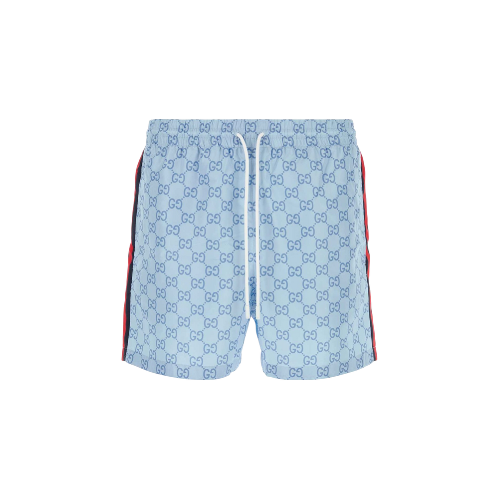 Gucci Printed Poplin Swim Shorts