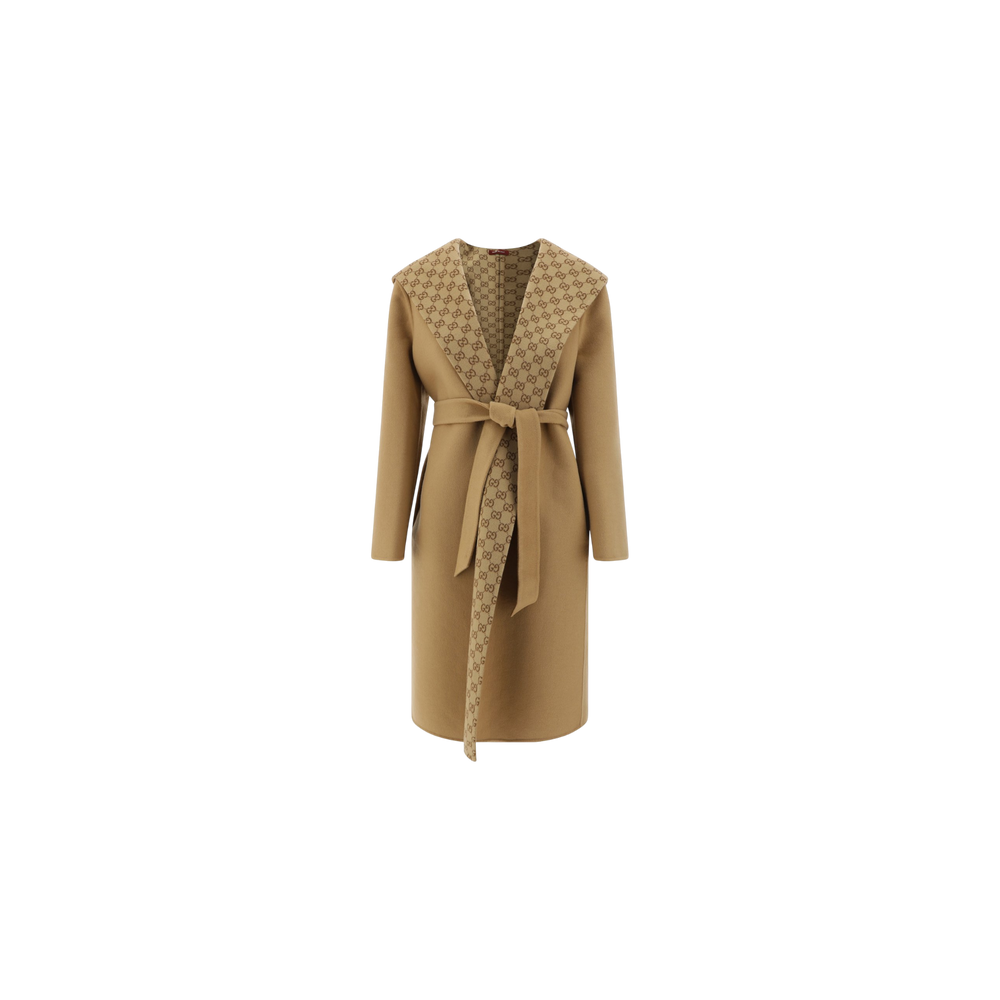 Gucci Reversible GG Straight Hem Coat