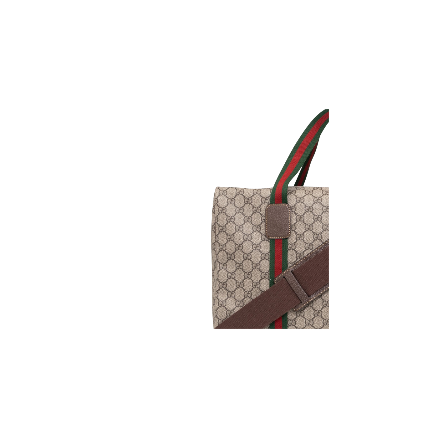 Gucci Web Striped Large Duffle Bag