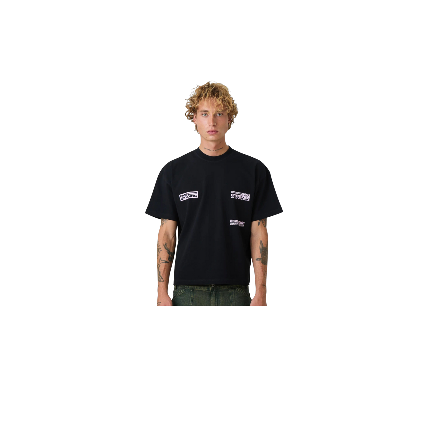 Eme Studios Guiete Black Oversized T-Shirt