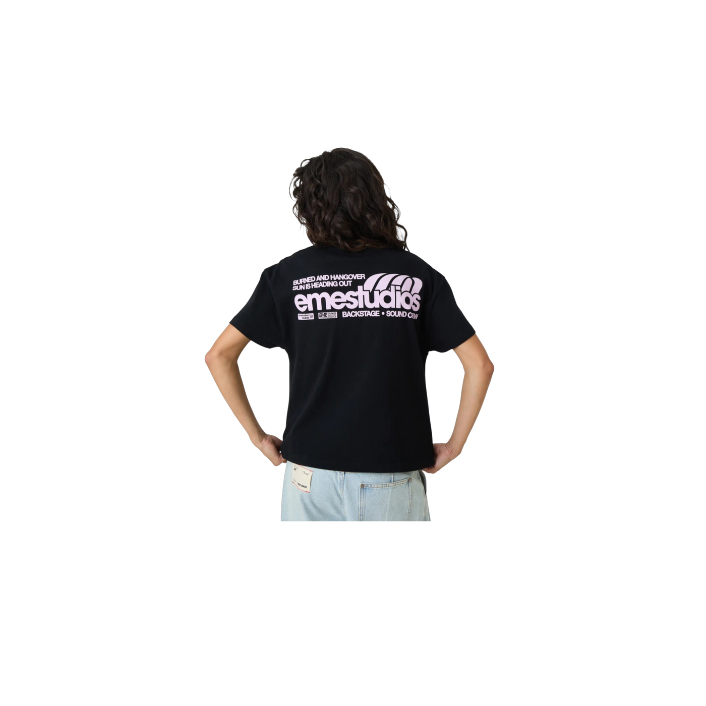 Eme Studios Guiete Black Oversized T-Shirt