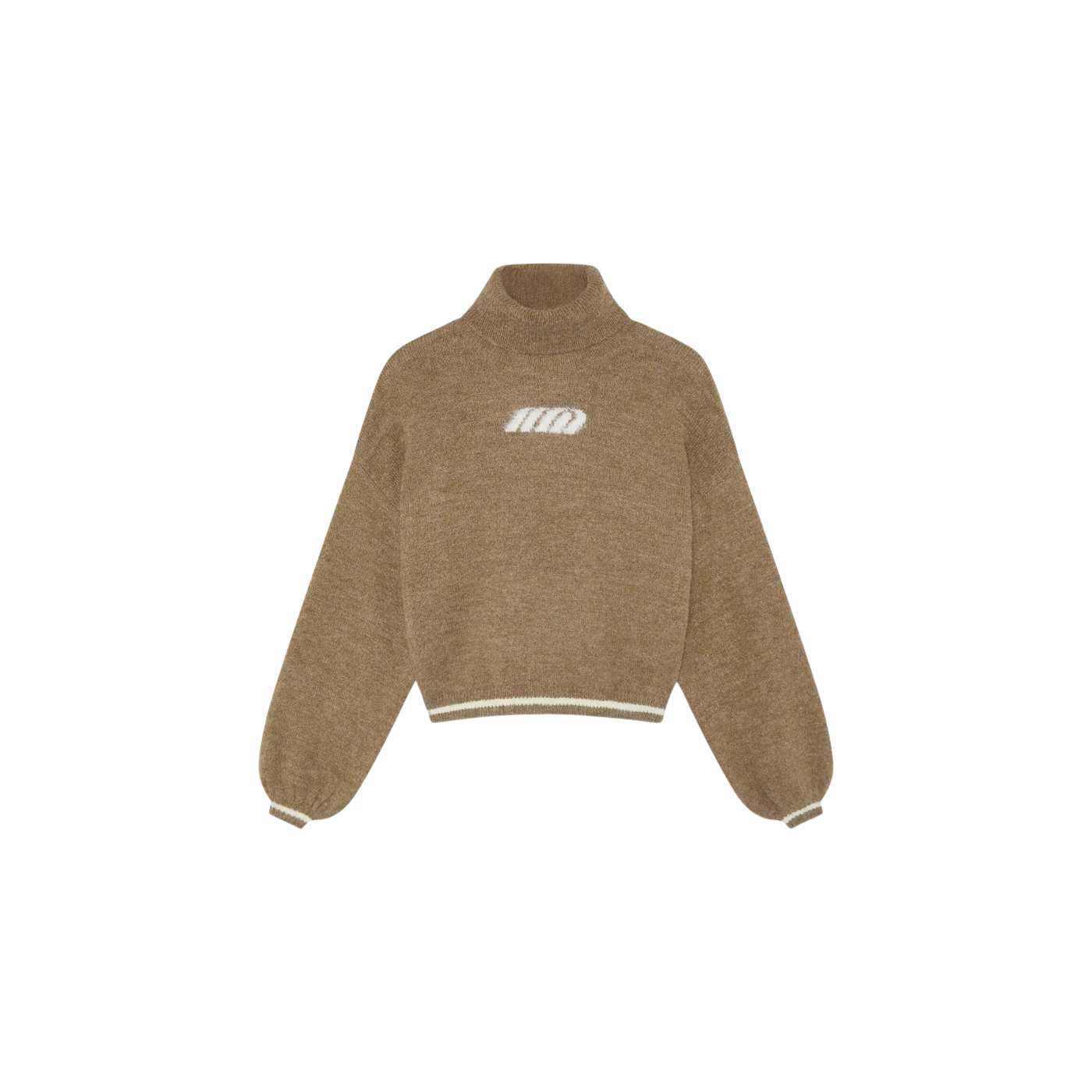 Eme Studios Gummy Camel Brown Turtleneck Knit