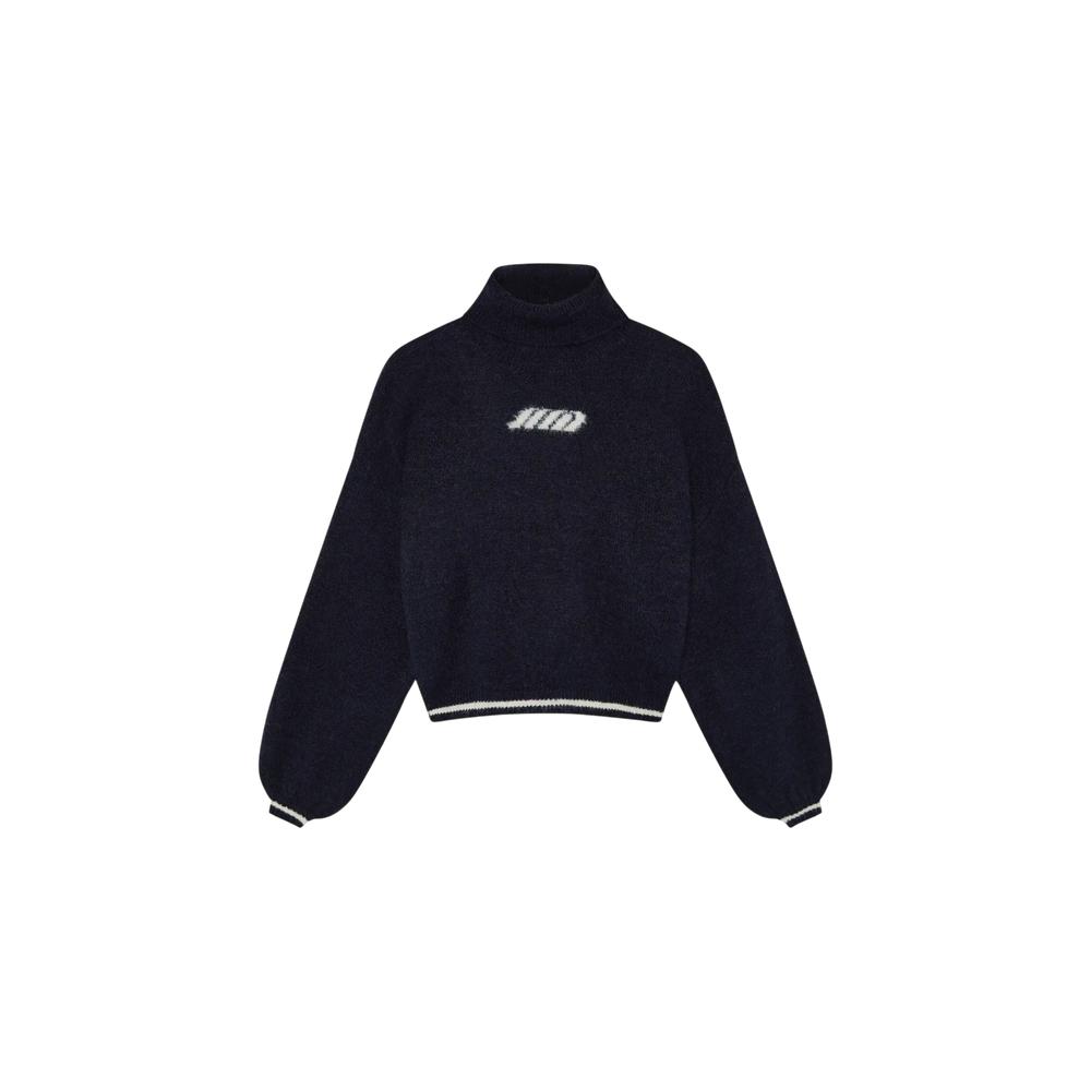 Eme Studios Gummy Navy Turtleneck Knit