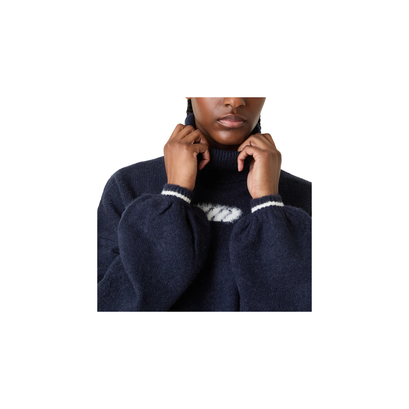 Eme Studios Gummy Navy Turtleneck Knit