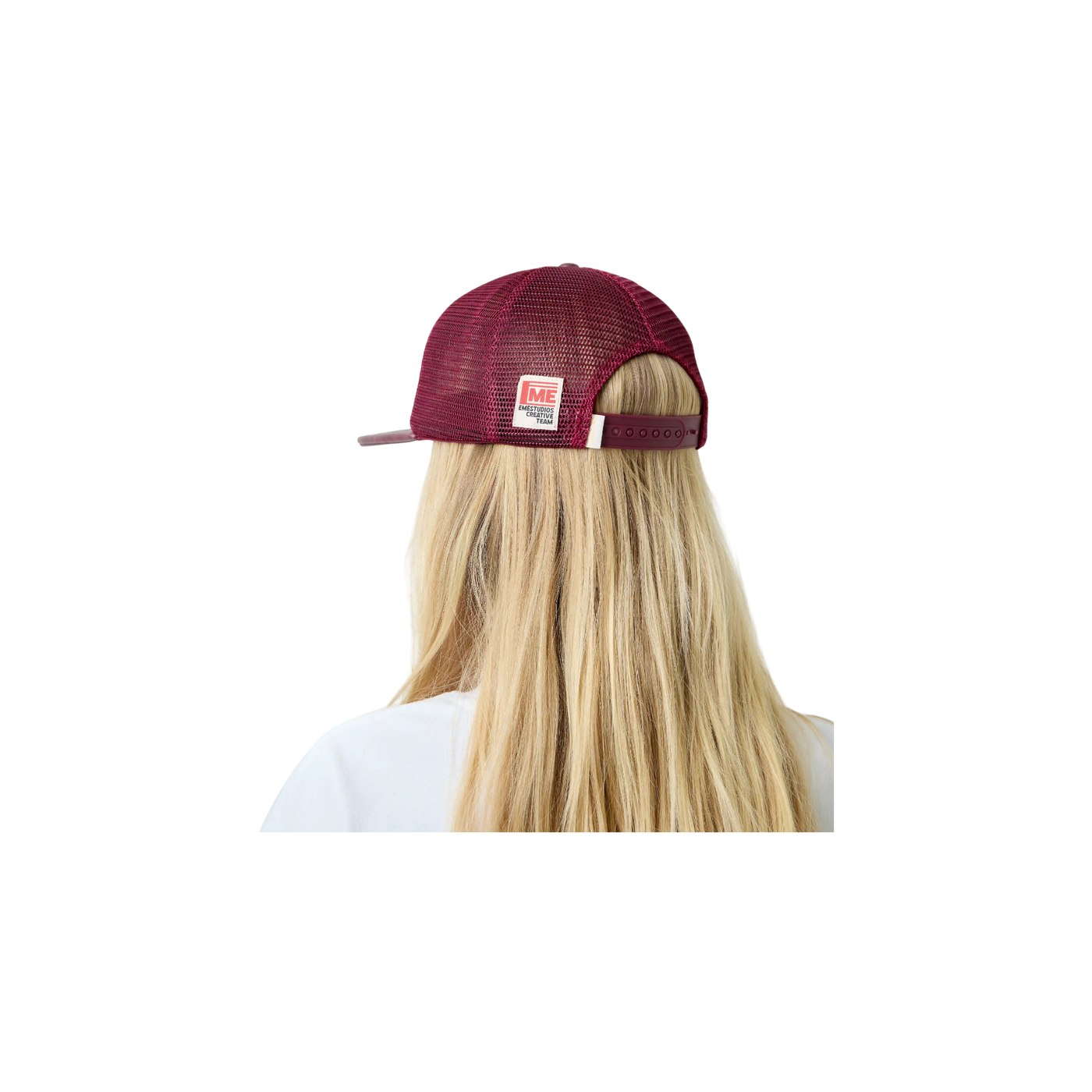 Eme Studios Hide Burgundy Cap