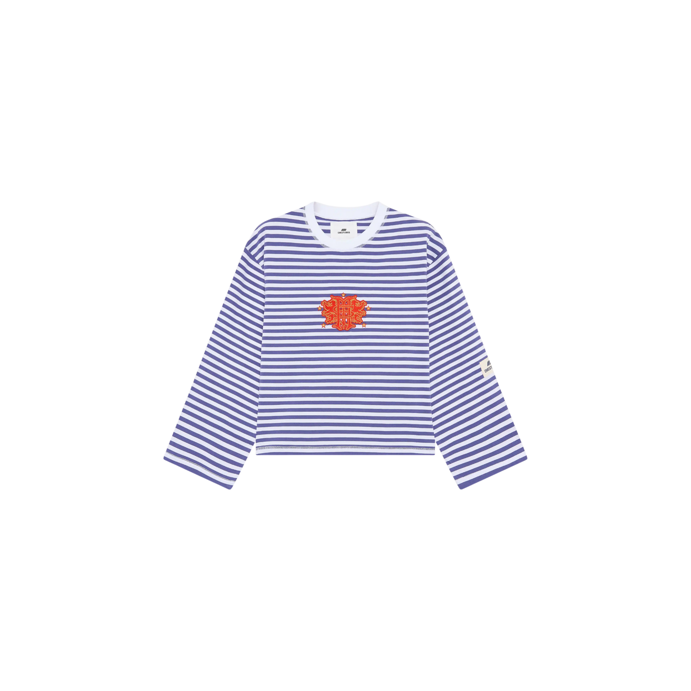 Eme Studios Horizon Striped Deep Cobalt Long Sleeve