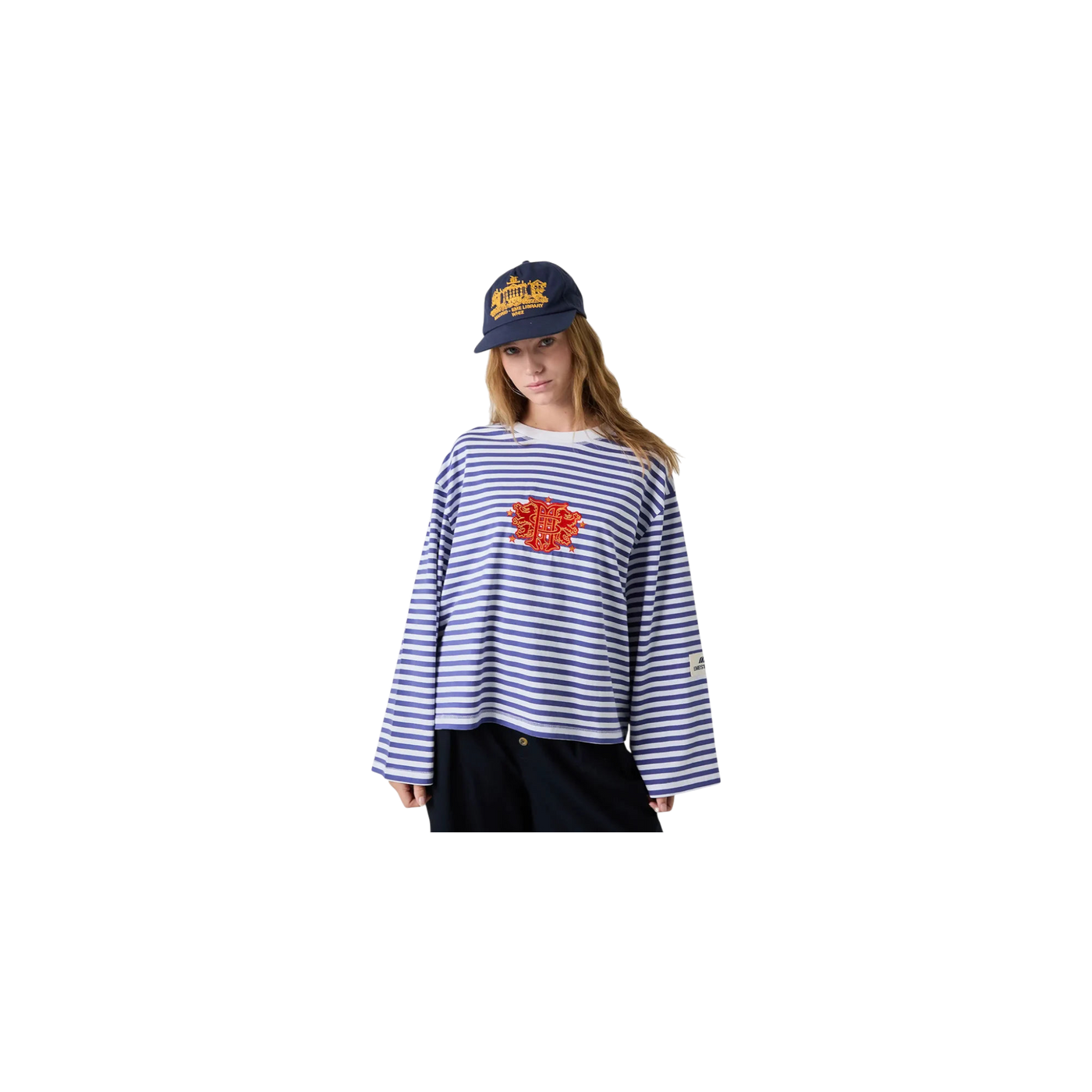 Eme Studios Horizon Striped Deep Cobalt Long Sleeve