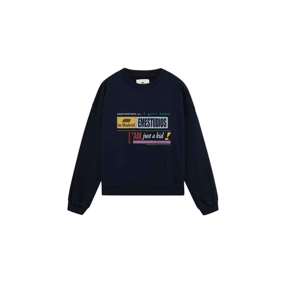 Eme Studios IJK Night Sky Oversized Crewneck