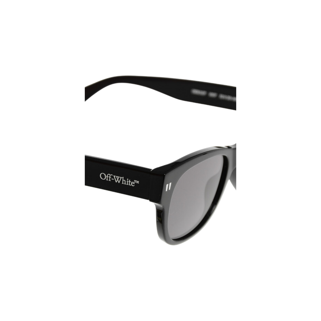 Off-White Solid Color Moab Round Sunglasses