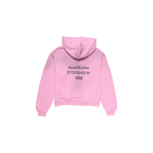 Acne Studios Logo Hooded Sweater Cotton Candy Pink Hoodie