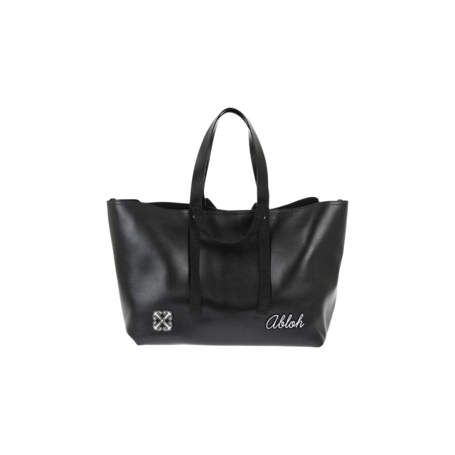 Off-White Bag Leather Day Off Varsity Patches Tote