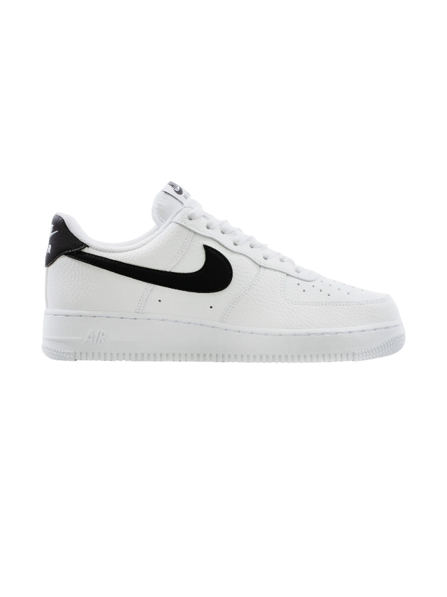 Nike Air Force 1 Low '07 White Black Pebbled Leather