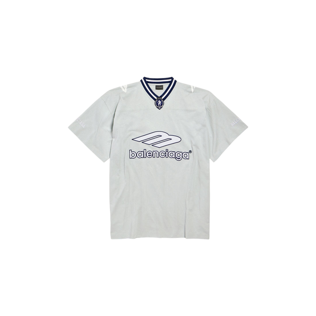 Balenciaga 3B Football V-Neck Oversized T-Shirt