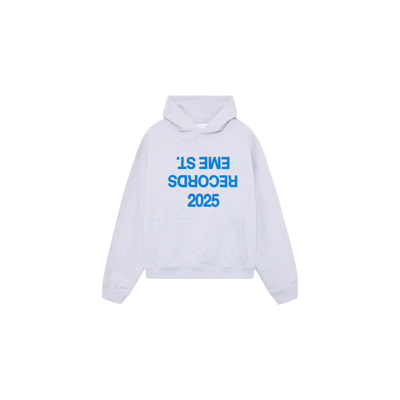 Eme Studios Inside Out Heather Grey Oversized Hoodie
