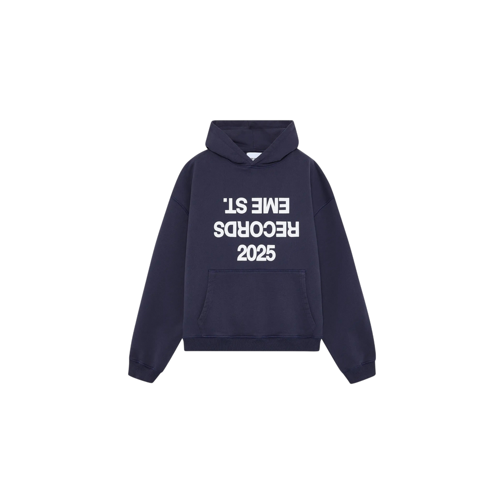 Eme Studios Inside Out Navy Oversized Hoodie