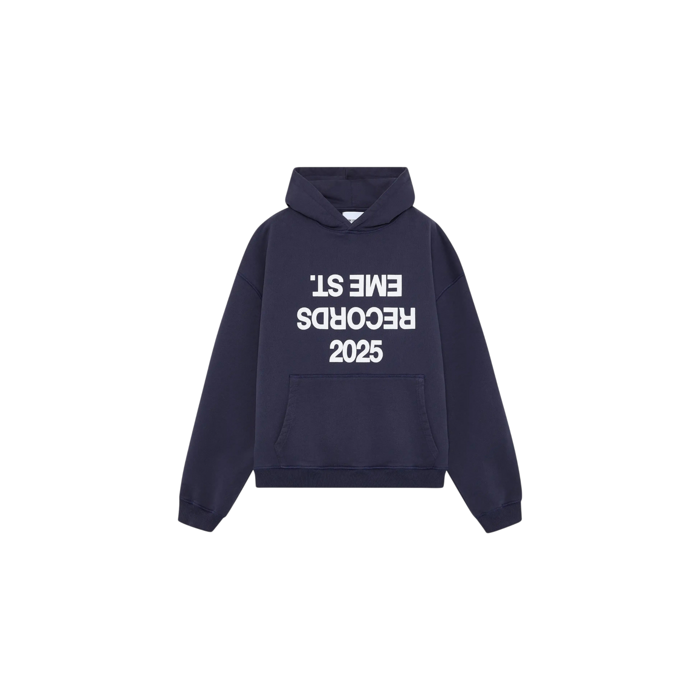 Eme Studios Inside Out Navy Oversized Hoodie