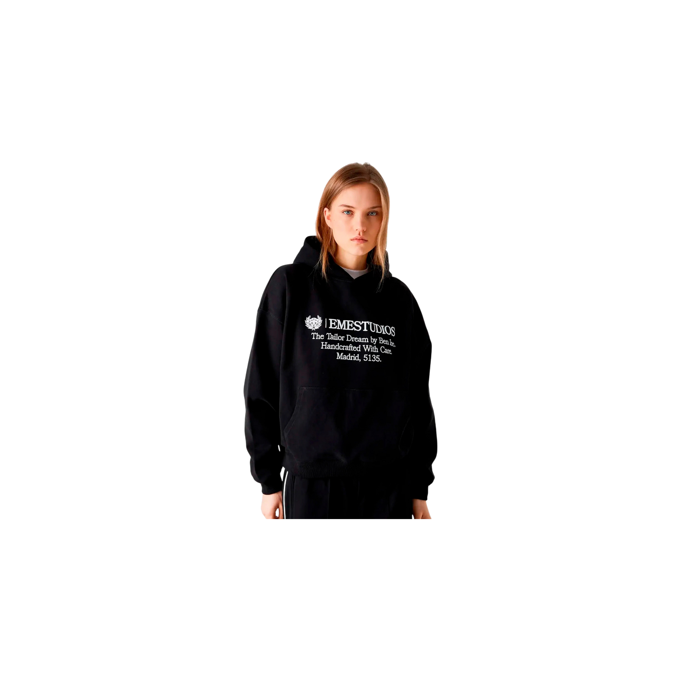 Eme Studios Institution Black Oversized Hoodie