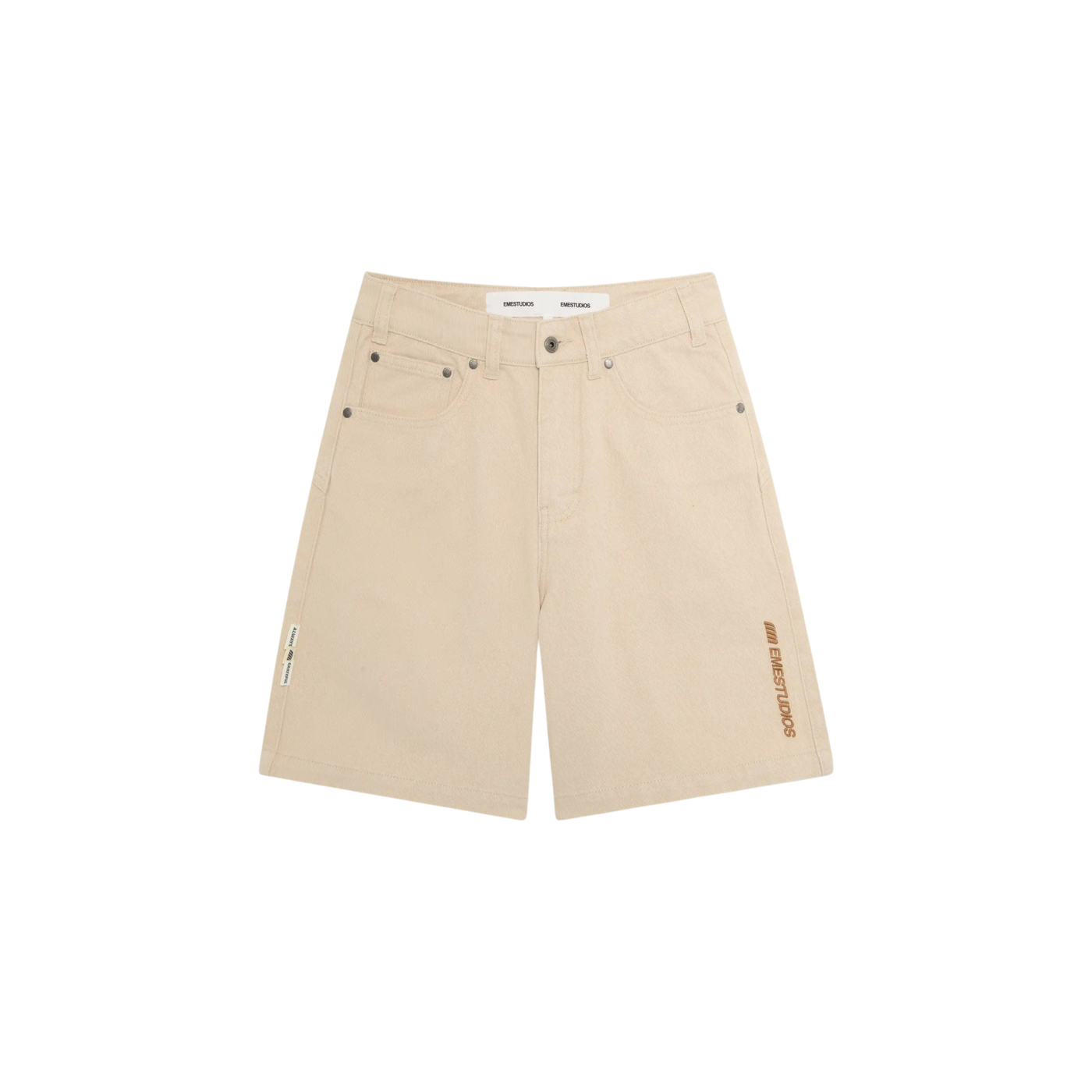 Eme Studios Jacker Off Sand Denim Shorts
