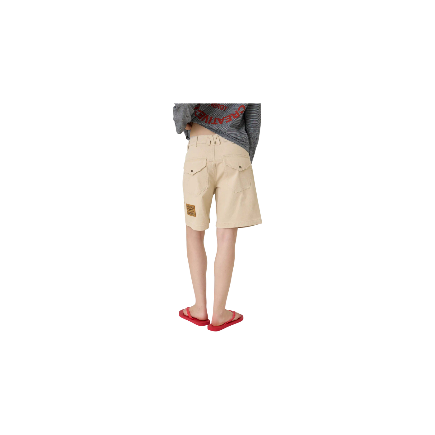 Eme Studios Jacker Off Sand Denim Shorts