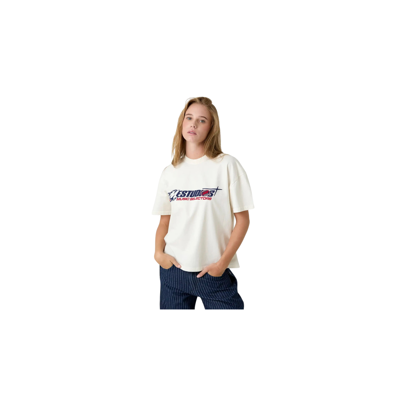 Eme Studios Jackies Off Sand Oversized T-Shirt