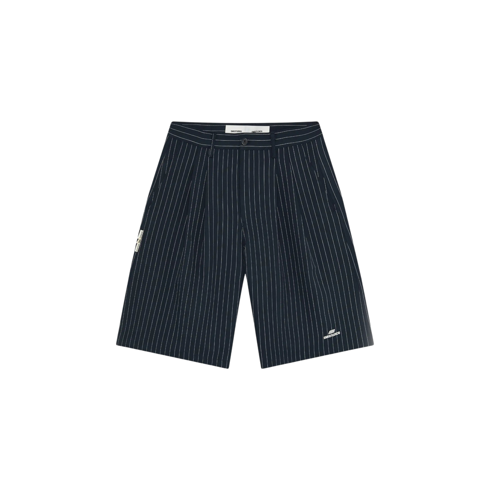 Eme Studios Jayde Navy Striped Cswt Shorts