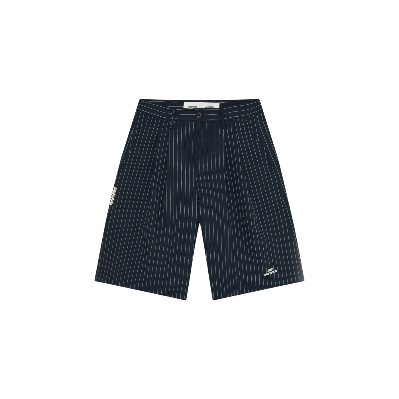 Eme Studios Jayde Navy Striped Cswt Shorts