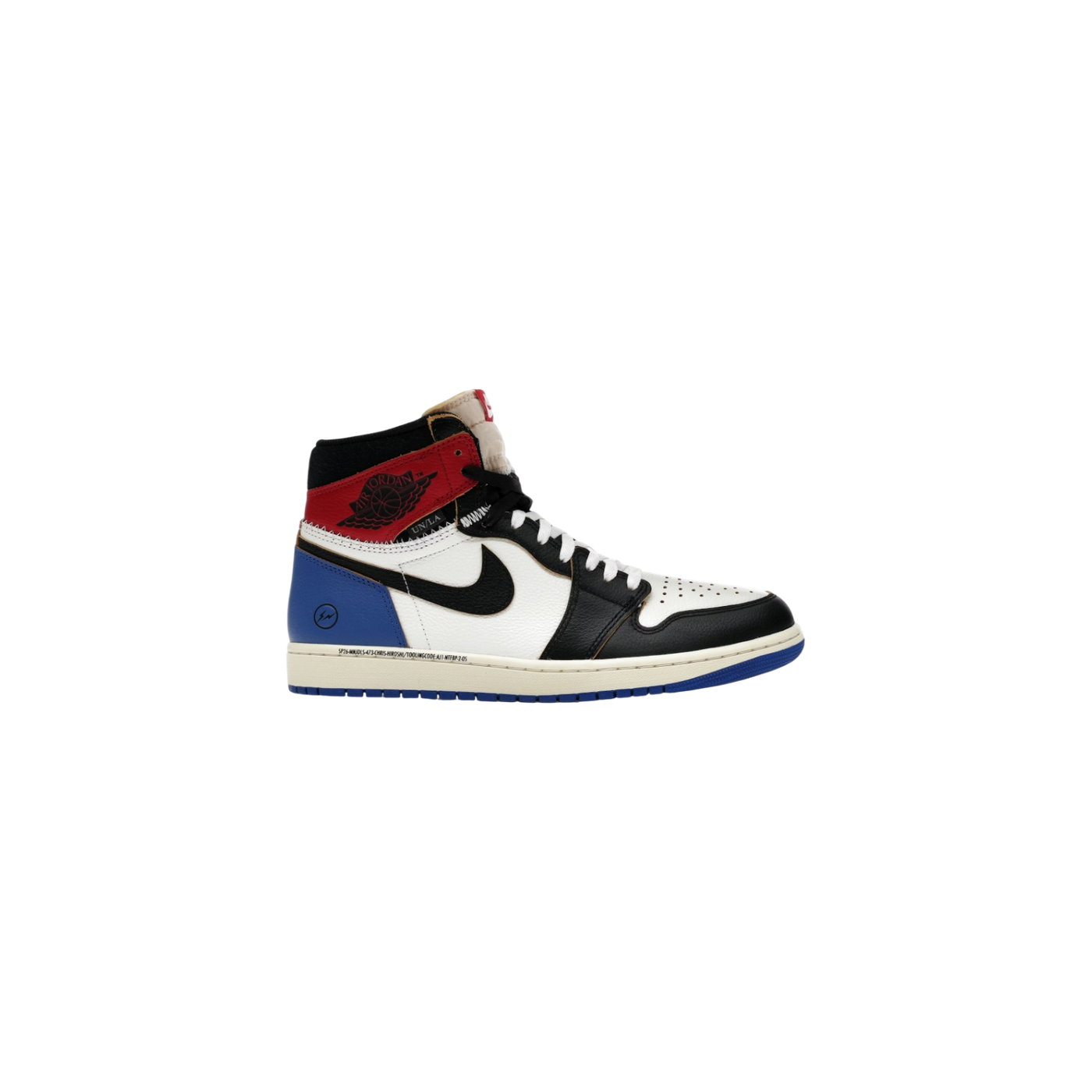 Jordan 1 Retro High Og Sp Fragment X Union La Varsity Red Sport Royal