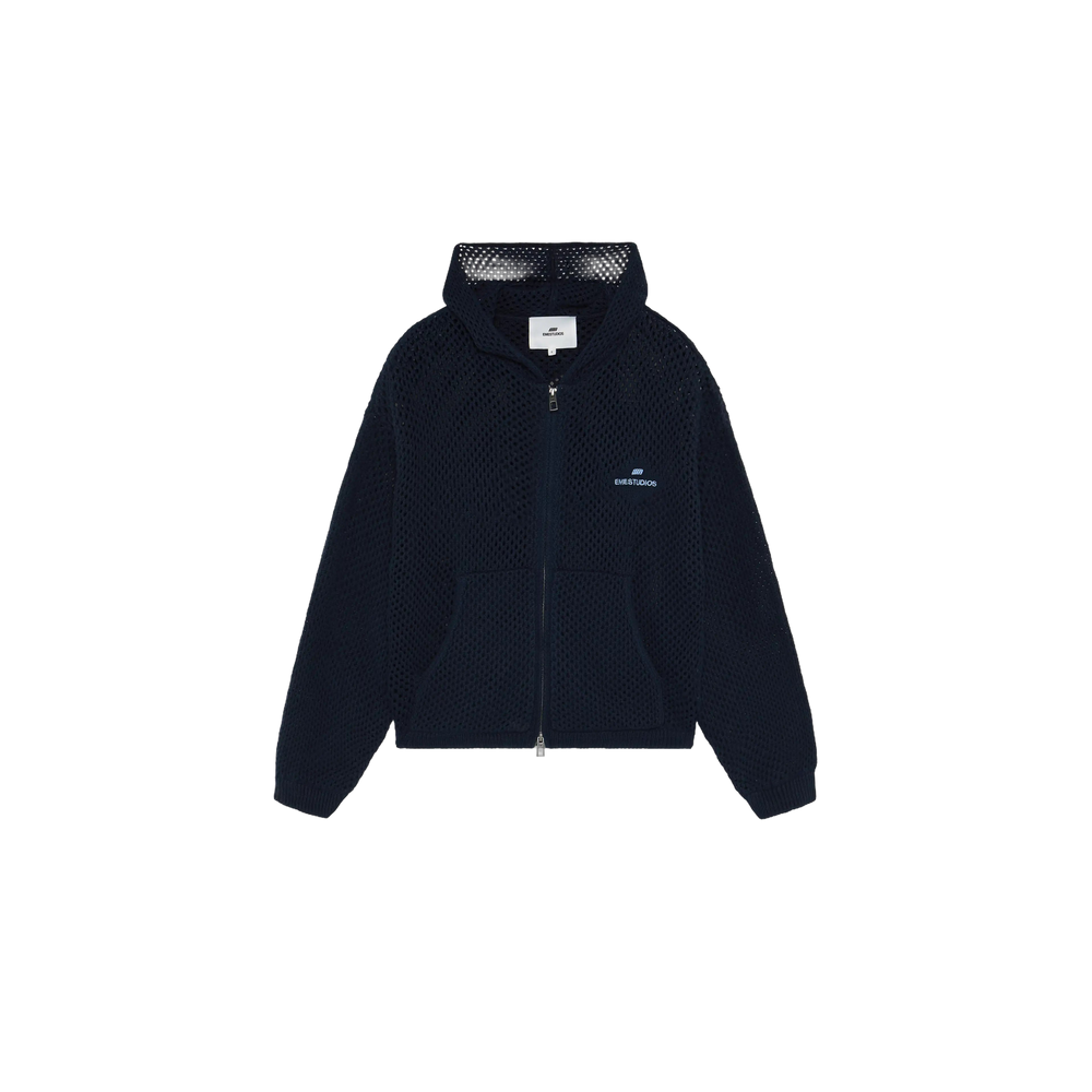 Eme Studios Kyros Navy Zipper Knit