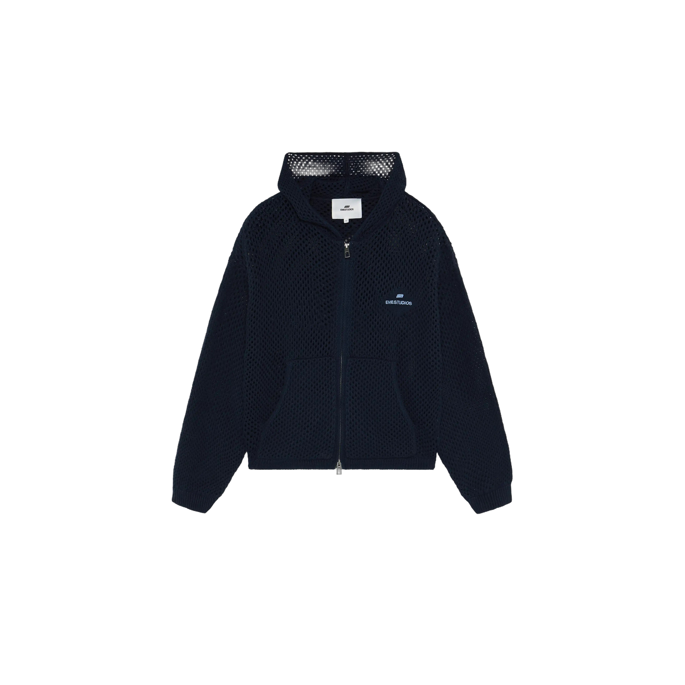Eme Studios Kyros Navy Zipper Knit