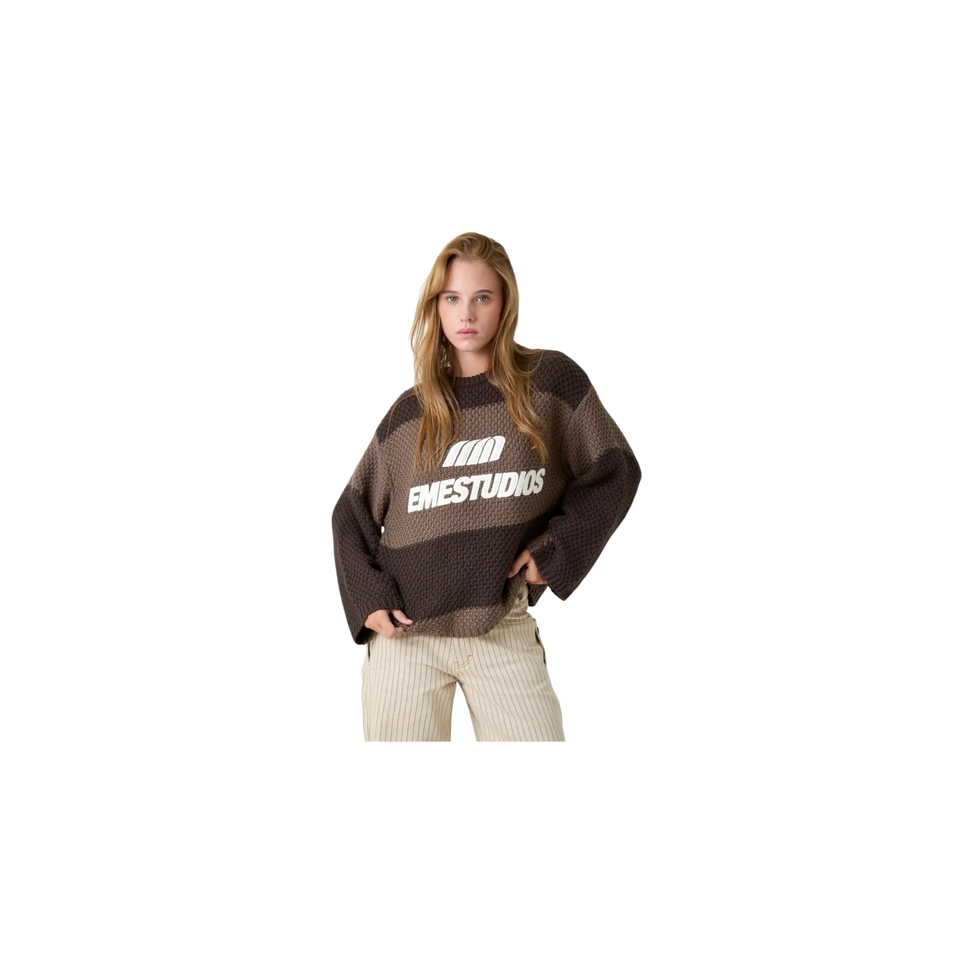 Eme Studios Layr Fawn Knit Sweater