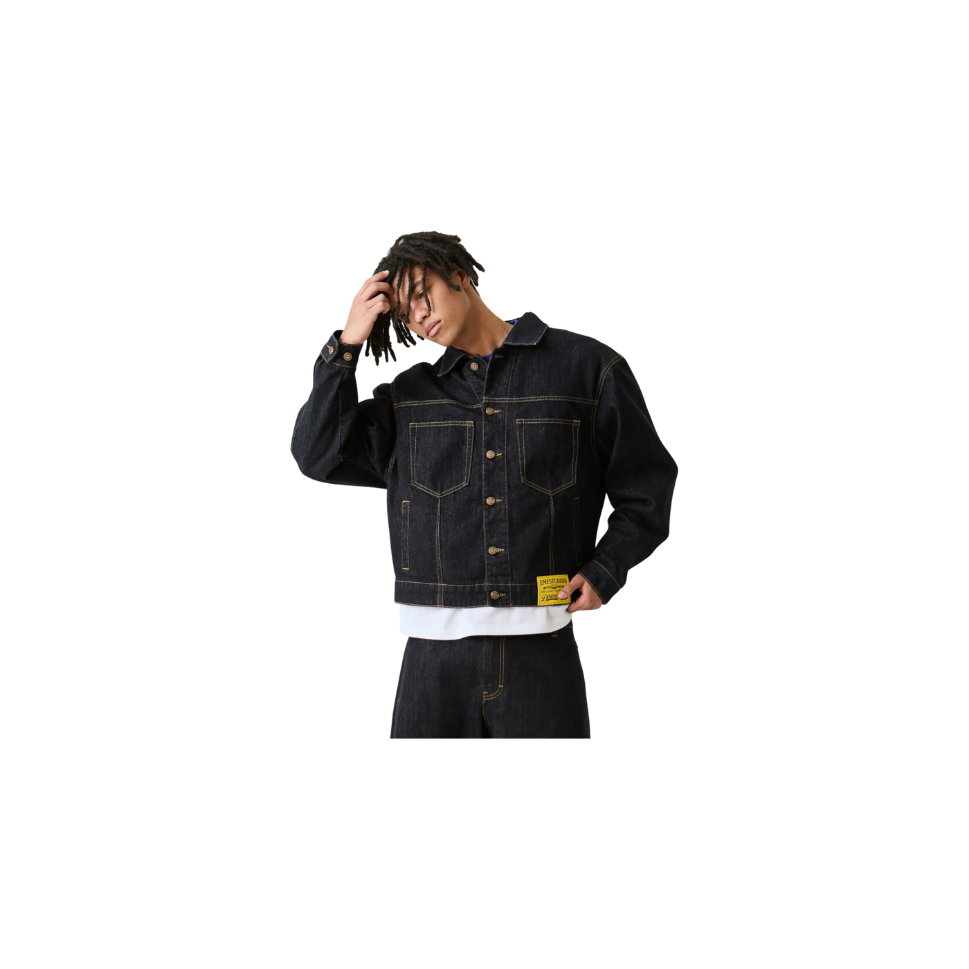 Eme Studios Ledger Raw Denim Jacket