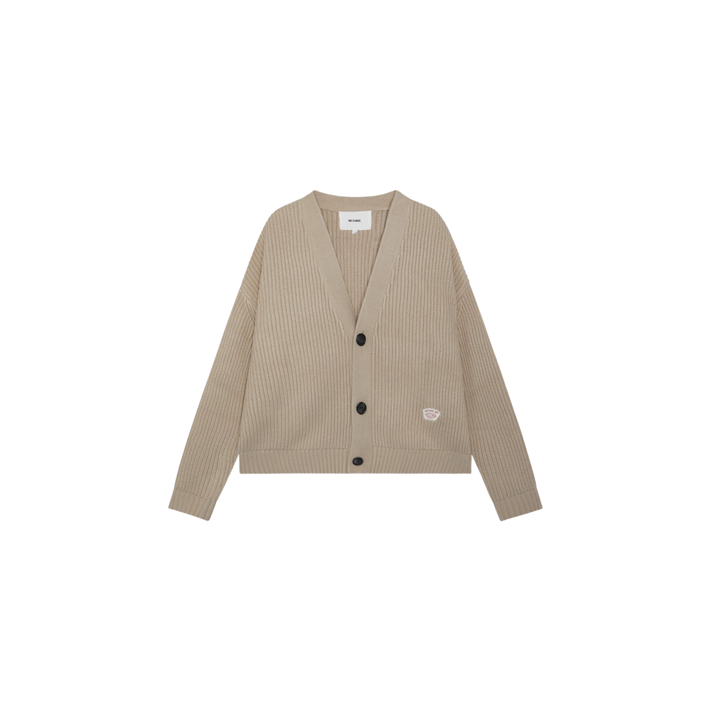 Eme Studios Lesh Off Sand Rib Cardigan