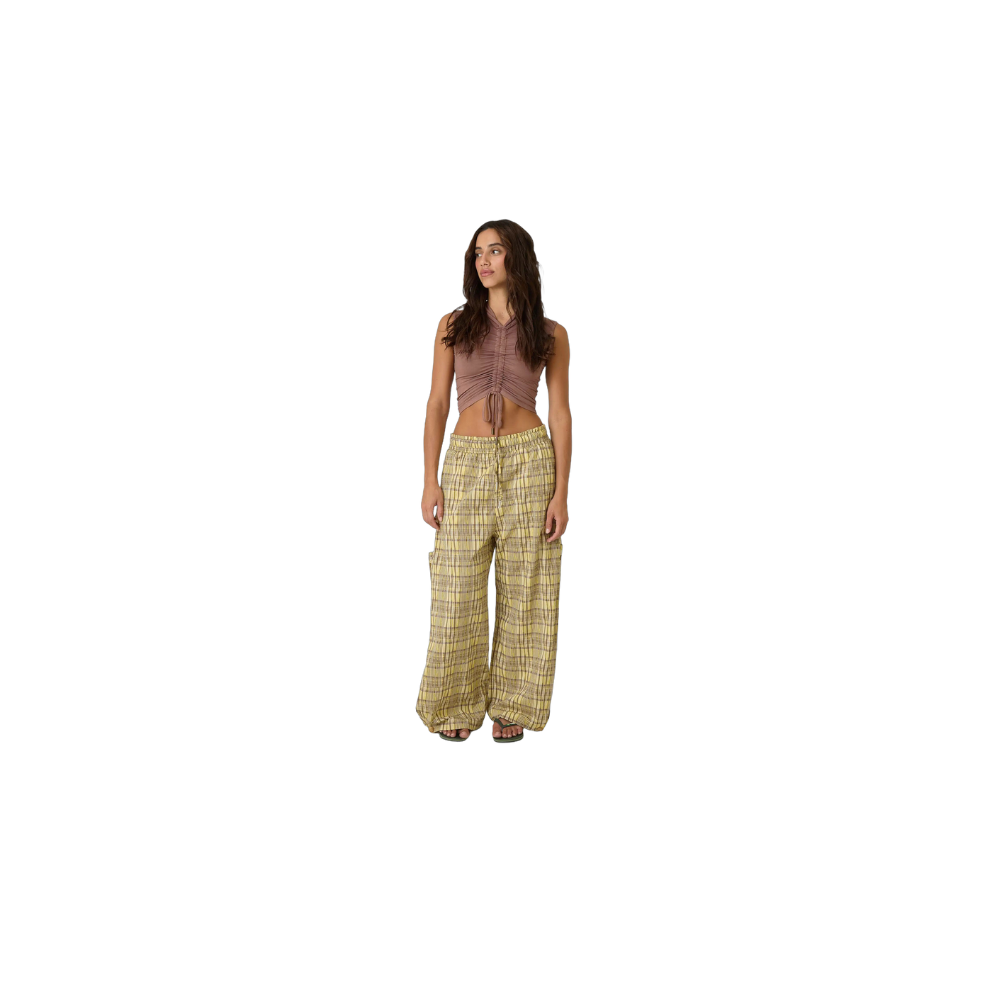 Eme Studios Linen Lise Striped Pants