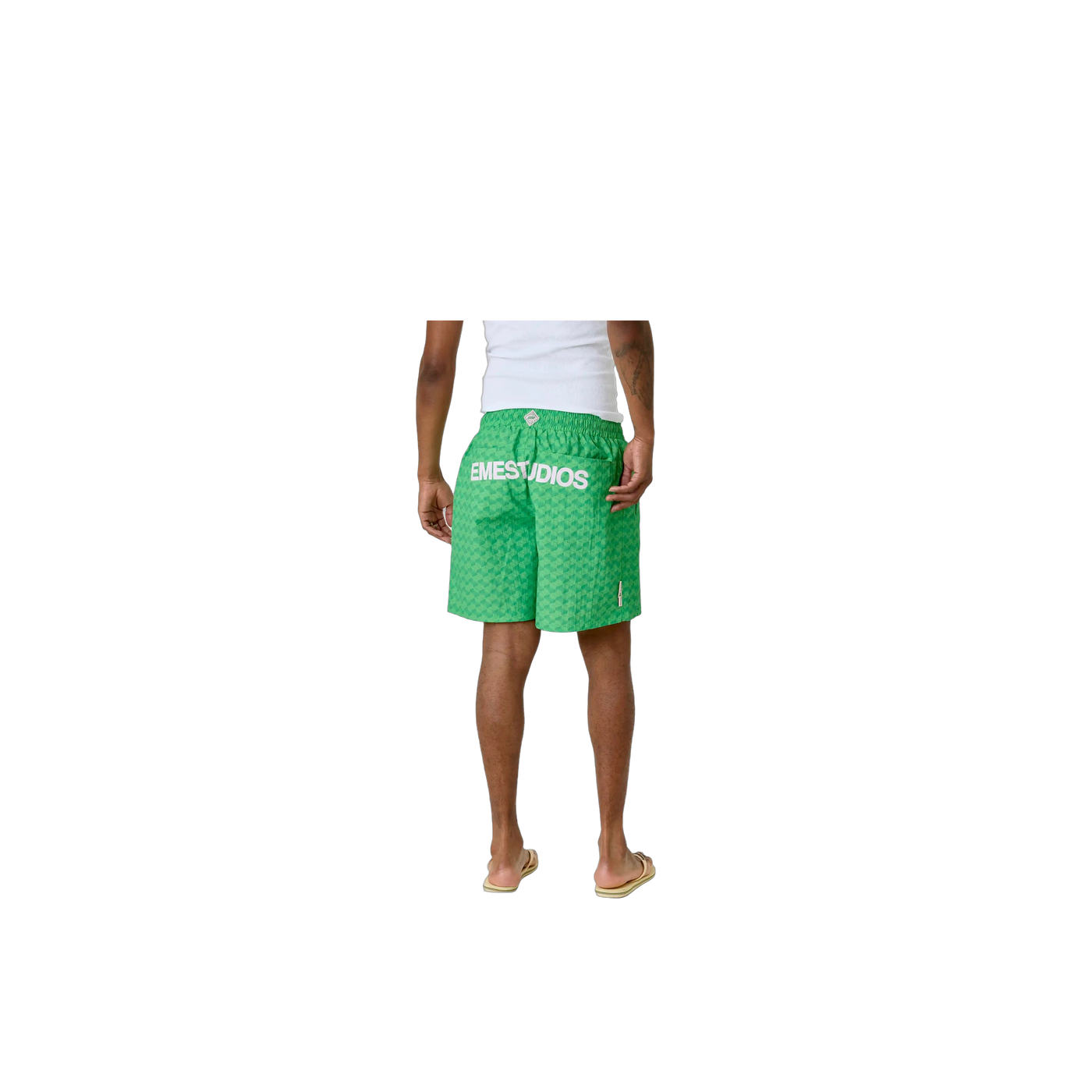 Eme Studios Linkr Green Swim Trunk