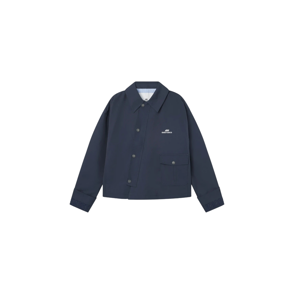 Eme Studios Lizi Navy Trench Jacket