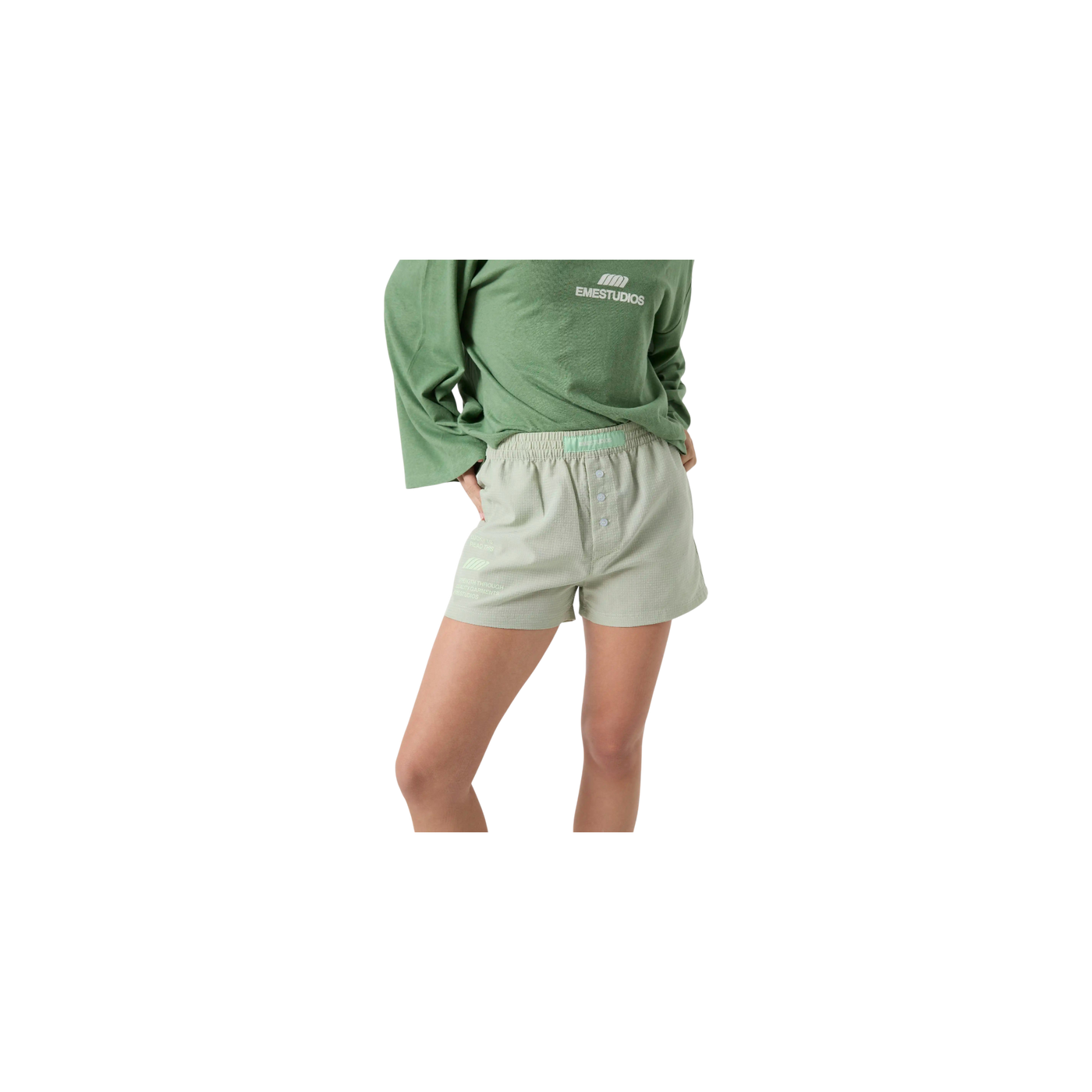 Eme Studios Lucky Eucalyptus Squared Boxers
