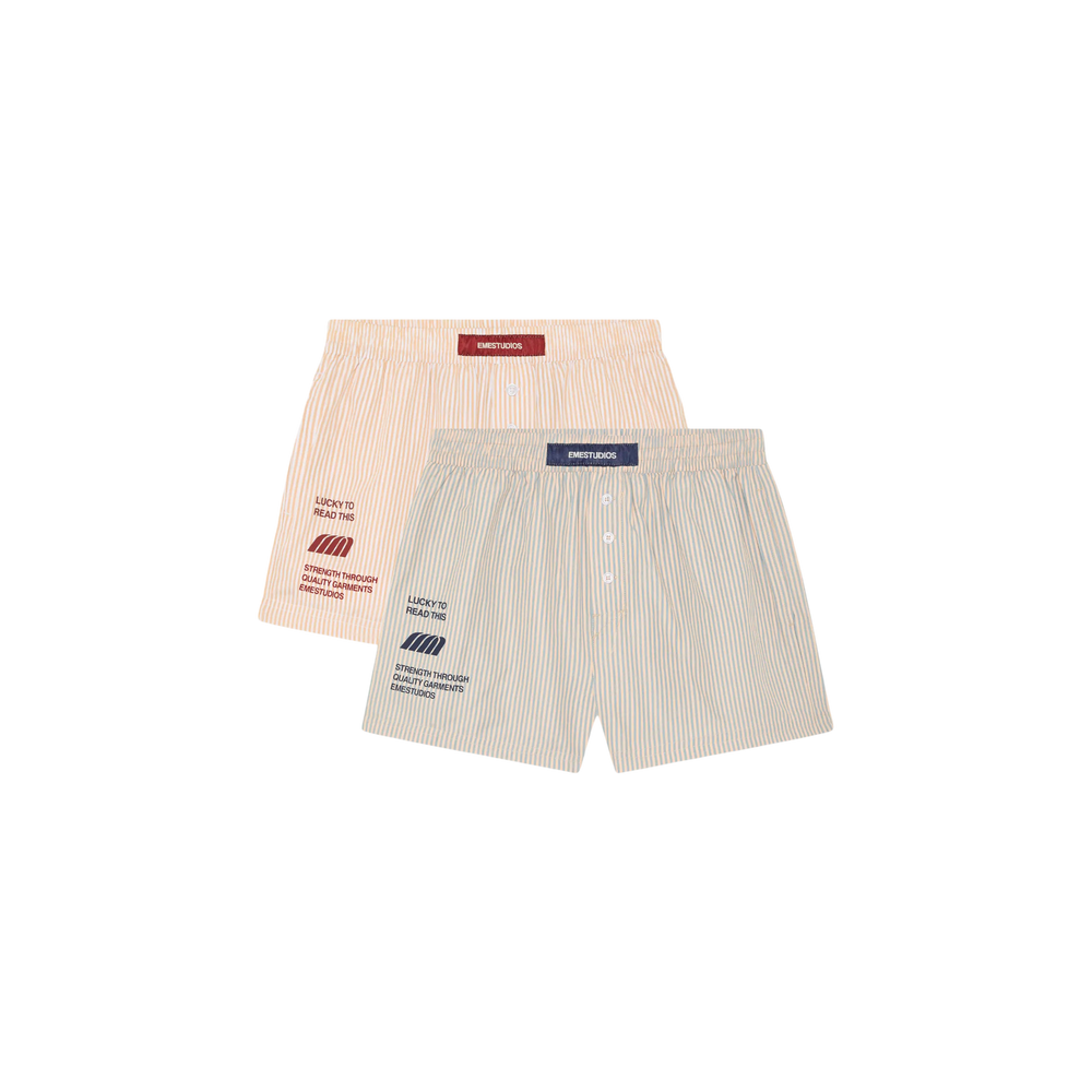 Eme Studios Lucky Striped Wine Boxers