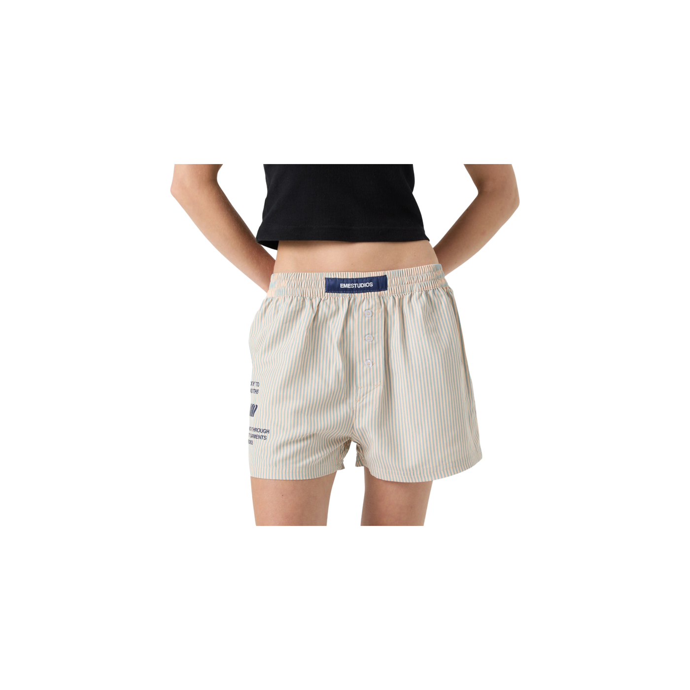 Eme Studios Lucky Striped Wine Boxers